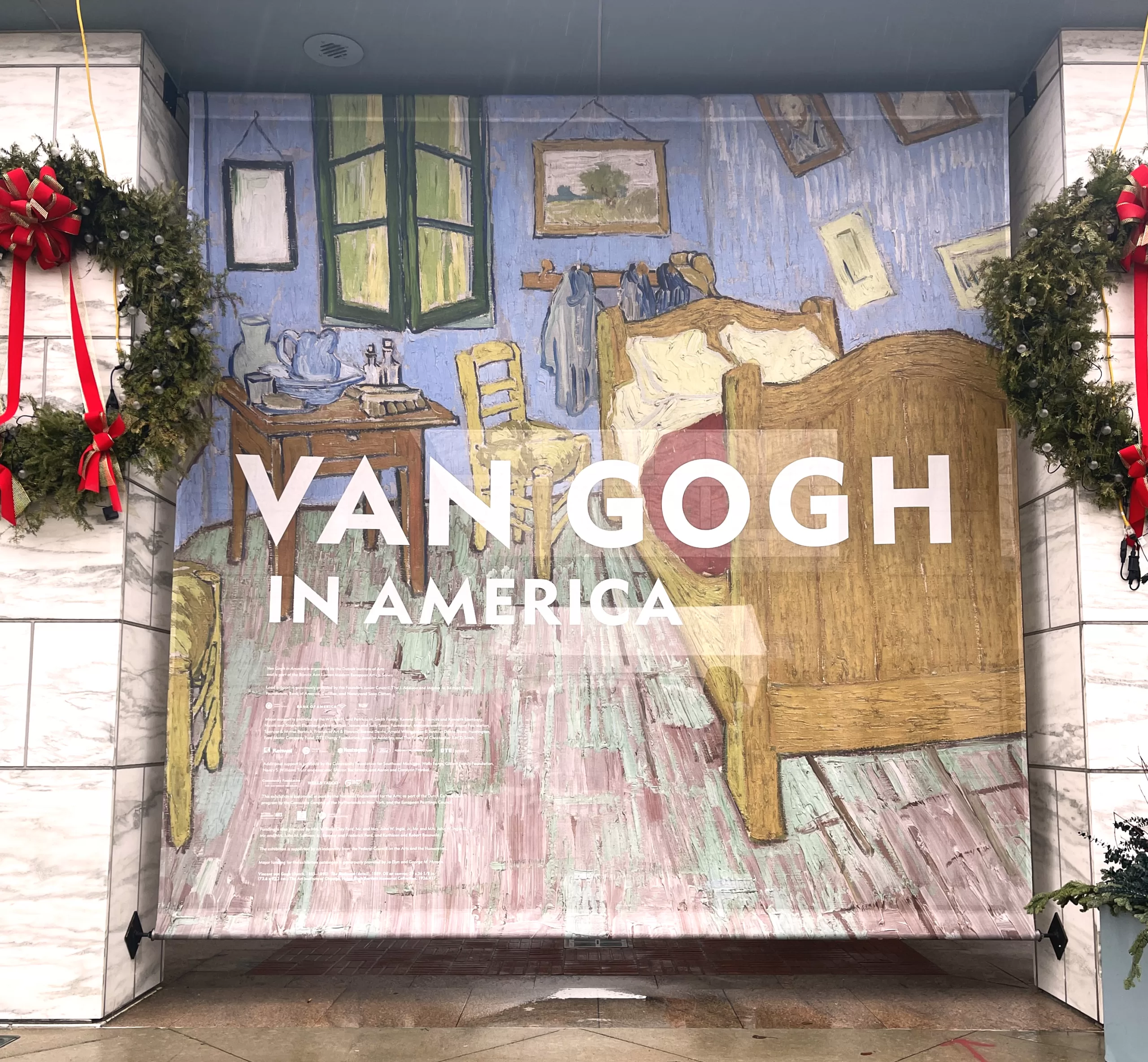 Vincent van Gogh Flower Pattern Blue Bag – Wadsworth Atheneum