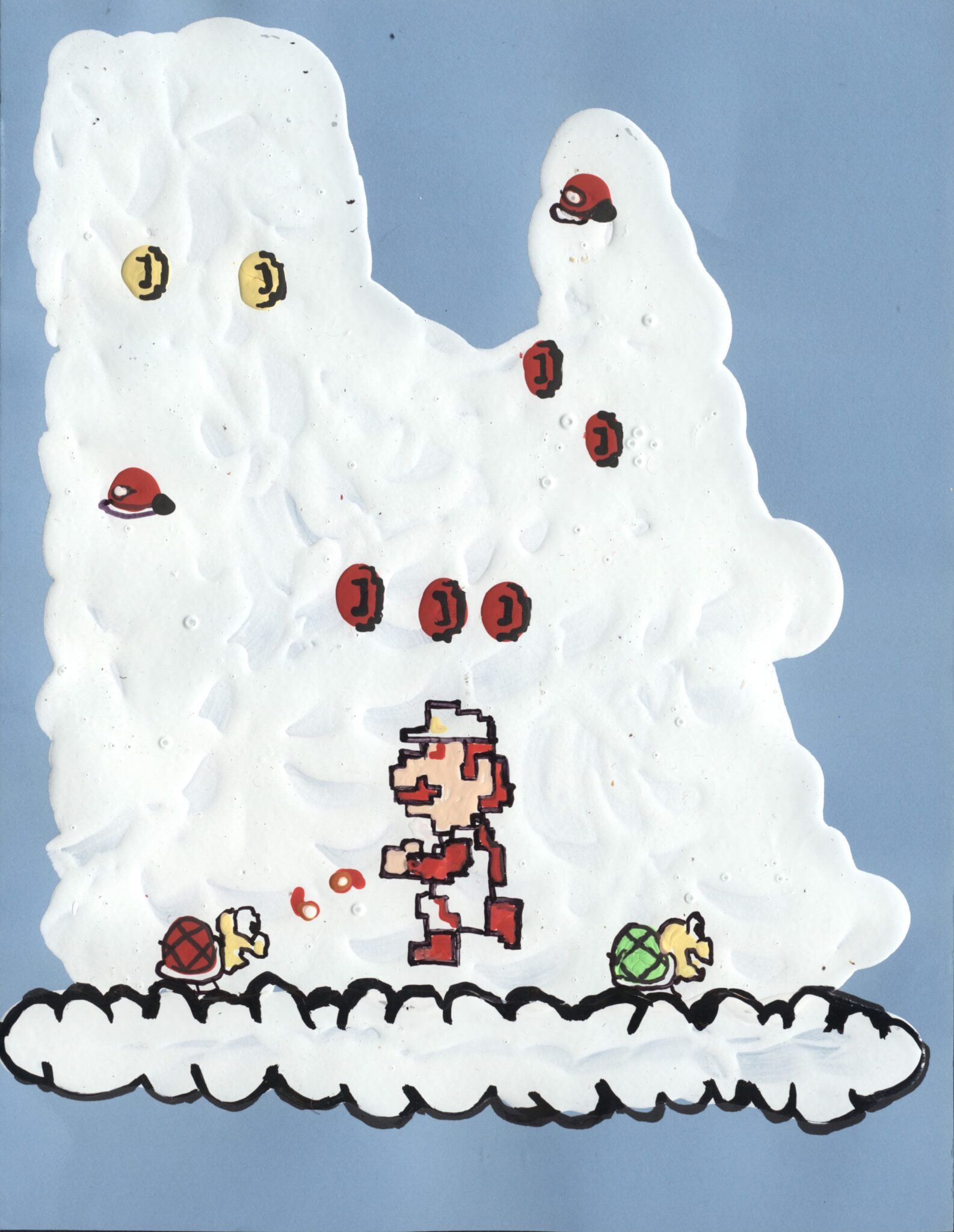 'Fire Mario II' - The Art Spread