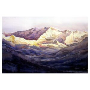 'Beauty of Early Morning Mount Kanchenjunga' (Print)