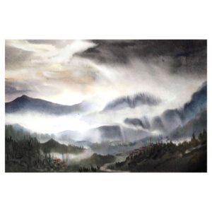 'Cloudy Monsoon Himalaya' (Print)